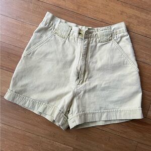 Vintage Soft Yellow Shorts